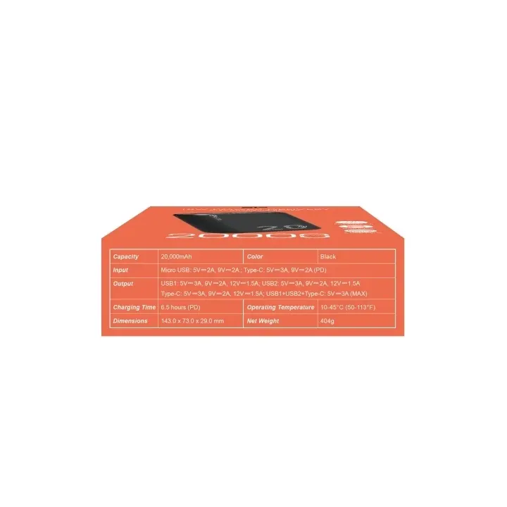POWER BANK SILICON POWER QS15 20000 MAH - EG831803