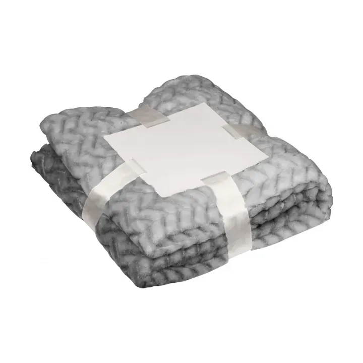 Large soft flannel fleece blanket - 280 g/m² - MA 6436107