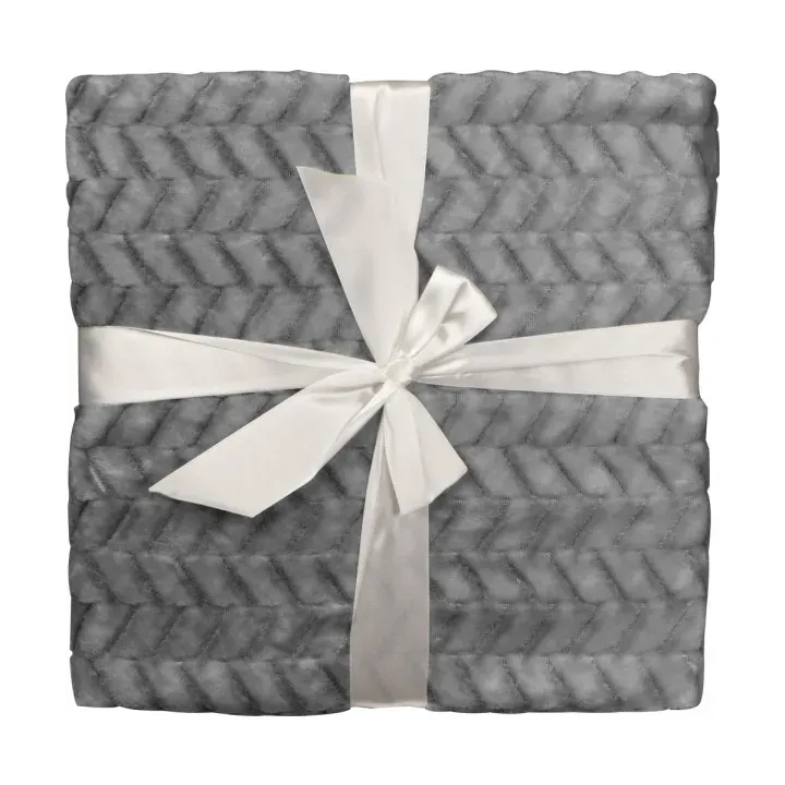 Large soft flannel fleece blanket - 280 g/m² - MA 6436107