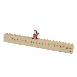 Wooden calendar with Santa Claus - 56-0902340
