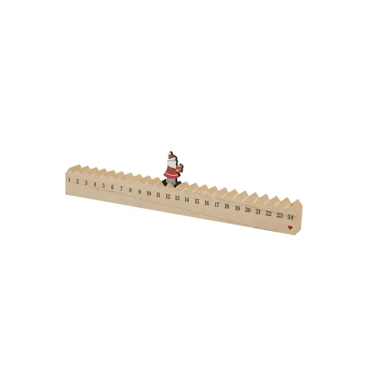 Wooden calendar with Santa Claus - 56-0902340
