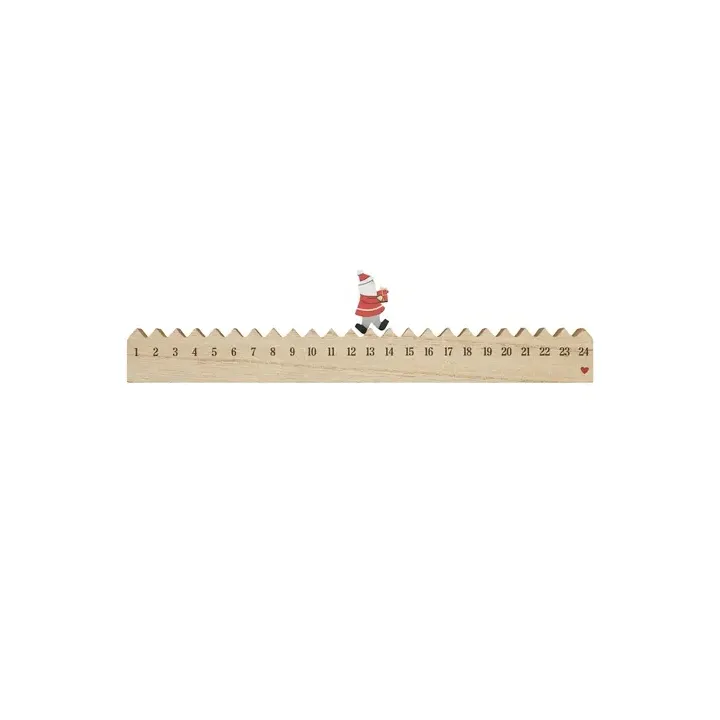 Wooden calendar with Santa Claus - 56-0902340