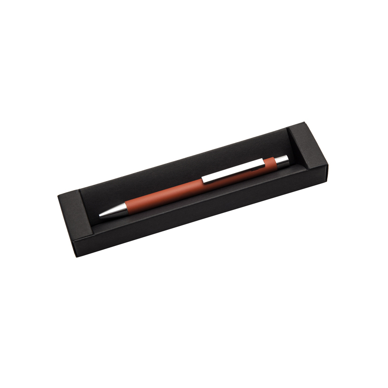 Długopis w czarnym kartonowym pudełku - R01042