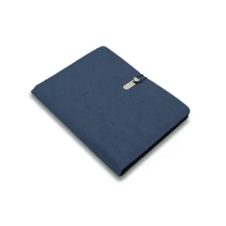 Victoris organizer with notebook dark blue - R08167 (gadzety reklamowe)