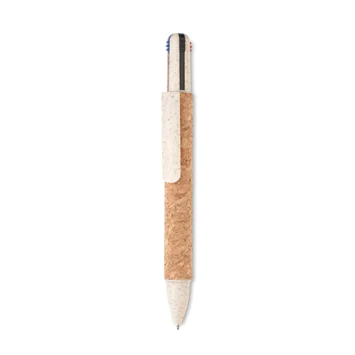 Cork 4-colour ink ball pen - MO2421 (MOCN#13)