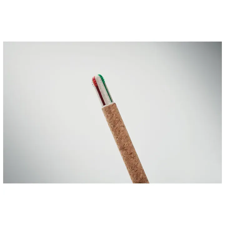 Cork 4-colour ink ball pen - MO2421 (MOCN#13)