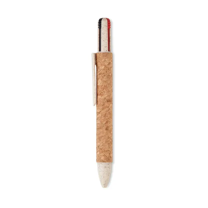 Cork 4-colour ink ball pen - MO2421 (MOCN#13)