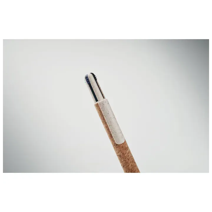 Cork 4-colour ink ball pen - MO2421 (MOCN#13)