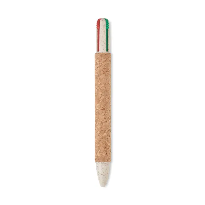 Cork 4-colour ink ball pen - MO2421 (MOCN#13)