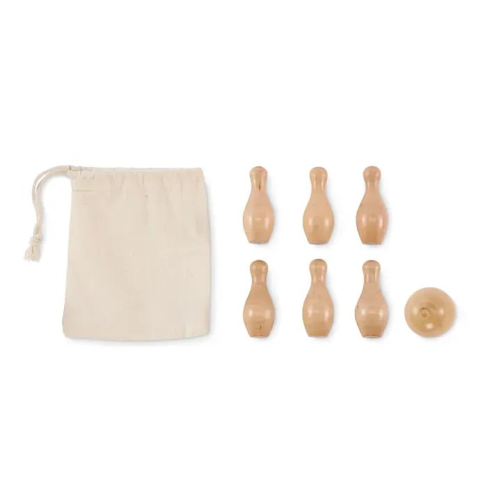 Mini pine wood bowling set - MO2434 (MOCN#40)