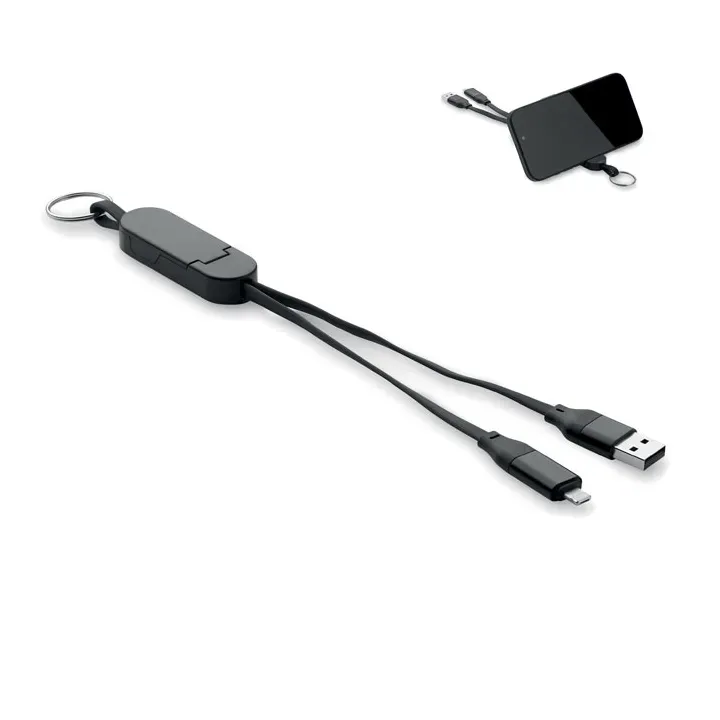 60W cable keyring recycled ABS - MO2443 (MOCN#03)