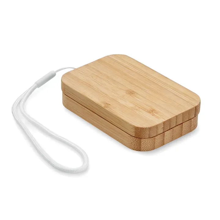 15W wireless charger in bamboo - MO2450 (MOCN#40)