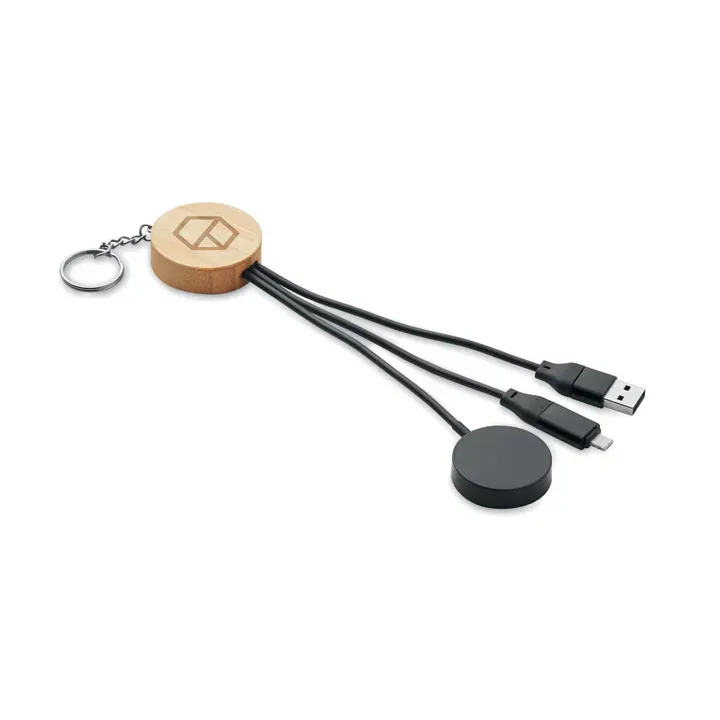 Key ring with 4 in 1 60W cable - MO2451 (MOCN#03)