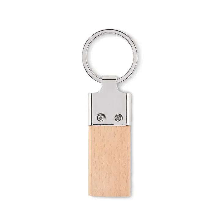 Key ring with rubber wood - MO2484 (MOCN#40)