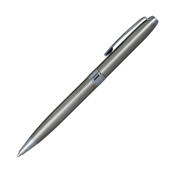 Metalowy srebrny długopis ze stali nierdzewnej  - R01671