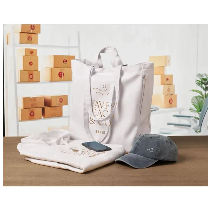 Recycled cotton shopping bag - MO2565 (MOCN#06)