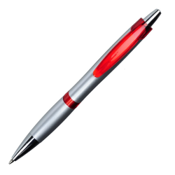 Długopis plastikowy z transparentnymi elementami - R73386