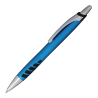 Plastikowy długopis z metalową skuwką - R04441