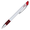Plastikowy długopis z metalową skuwką - R04433