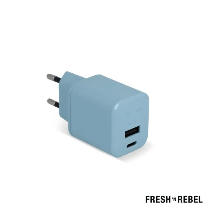 USB + USB-C PD mini-charger has 2 ports - LT49407 (N0016)