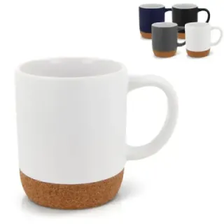 Kubek z korkowym wykończeniem 250 ml - LT51104 (gadzety reklamowe)