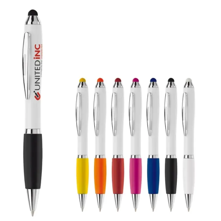 Długopis biały Hawaï stylus - LT80433 (gadzety reklamowe)