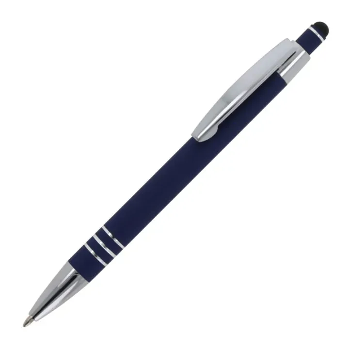 Aluminium ballpoint pen with elegant soft-touch finish - LT87781 (N0010)