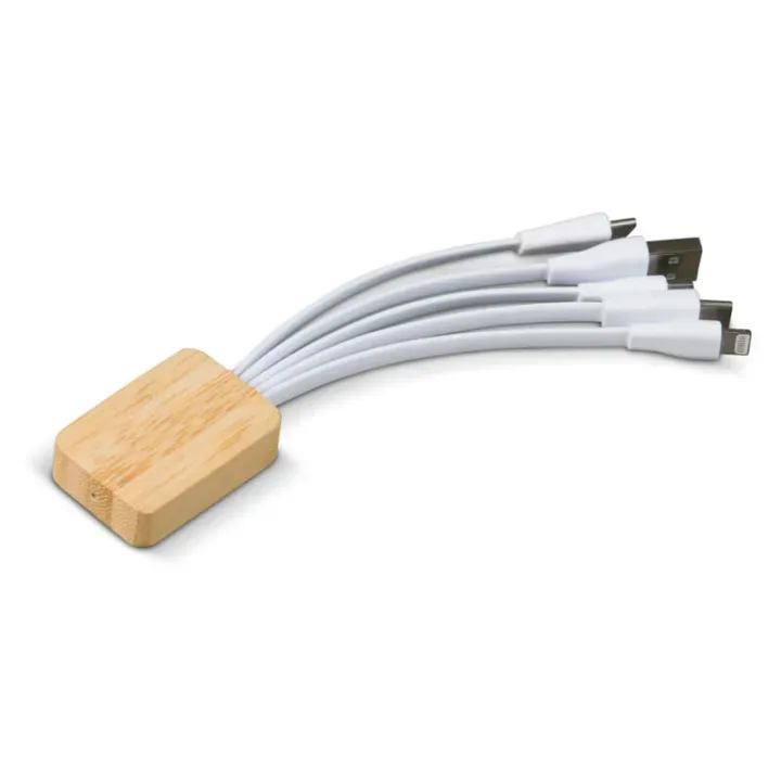 Bamboo charging cable 5in1 - LT91194 (N0001)