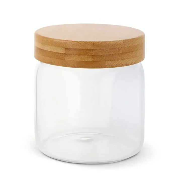 Glass jar with bamboo lid 600ml - LT95431 (N0004)