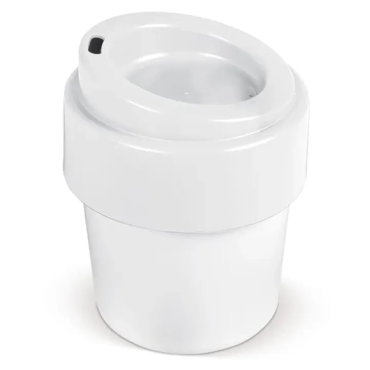 KUBEK TERMICZNY Z POKRYWKĄ 240 ML - LT98707 (N0101)