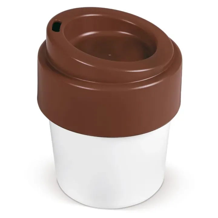 KUBEK TERMICZNY Z POKRYWKĄ 240 ML - LT98707 (N0151)