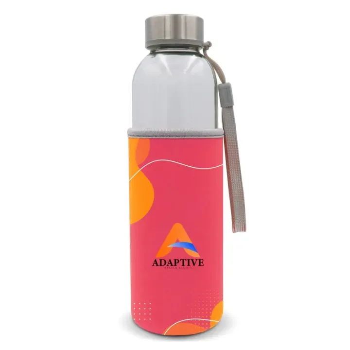 Glass bottle with sleeve of your own design, 500 ml - LT98823 (N0995)