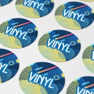 Vinyl Sticker Okrągły Ø 45 mm - LT99140 (gadzety reklamowe)