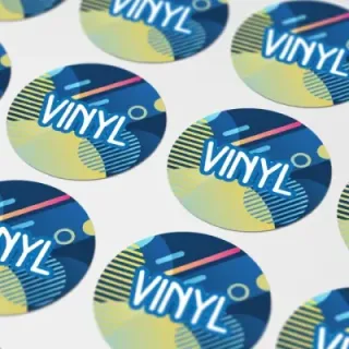 Vinyl Sticker Okrągły Ø 50 mm - LT99141 (gadzety reklamowe)
