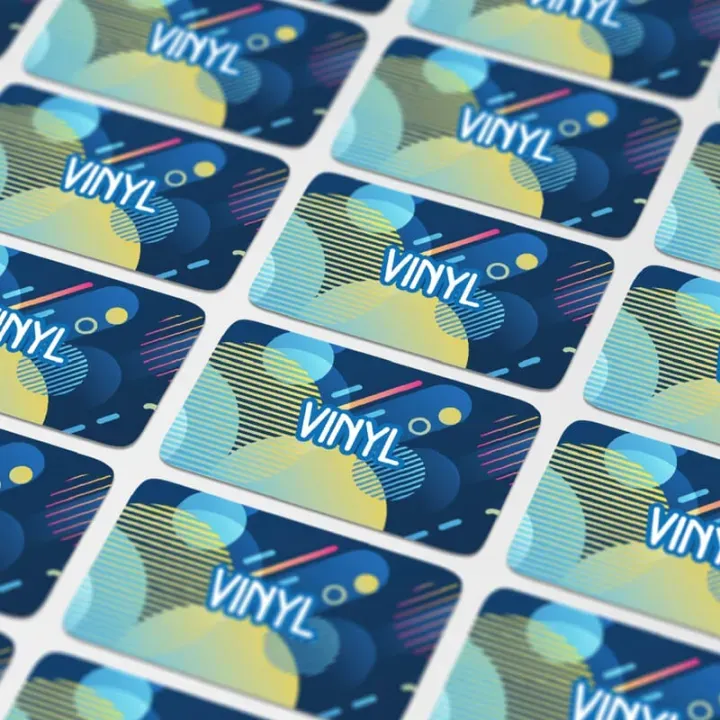 Vinyl Sticker Prostokątny 80x25mm - LT99147 (gadzety reklamowe)