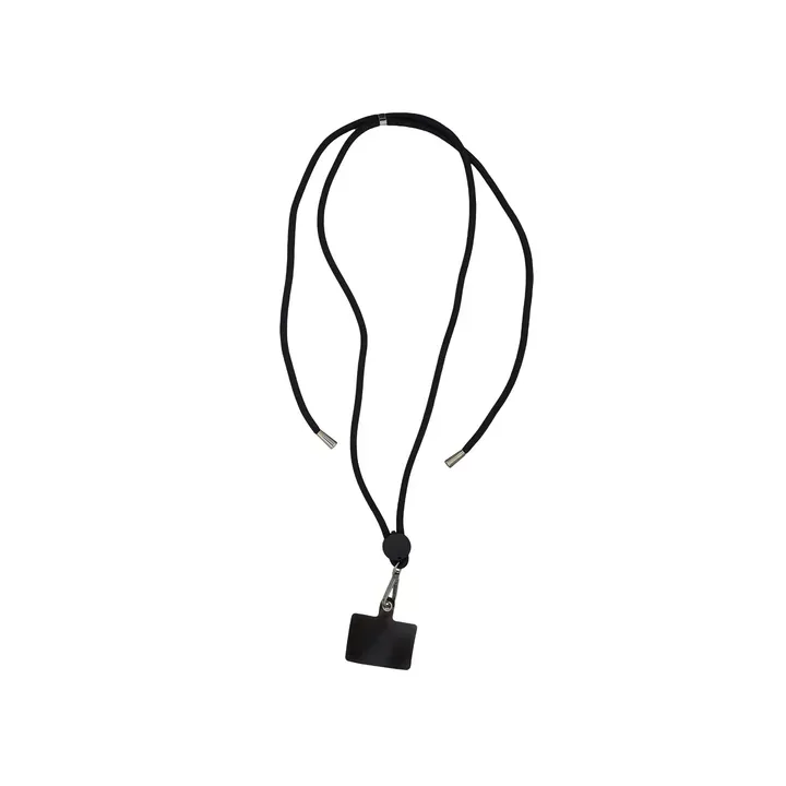 Smycz do telefonu Flex czarny - R17851 (gadzety reklamowe)