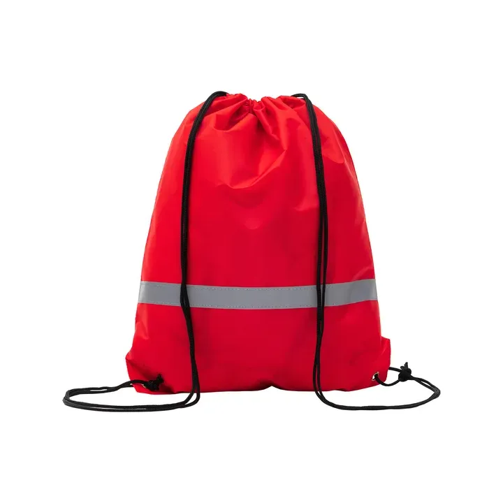 Polyester backpack with reflective tape - R08696.03