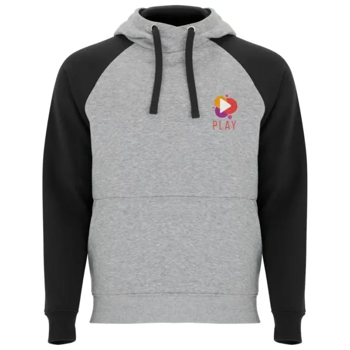 Dwukolorowa bluza z kapturem unisex - PC R1058B