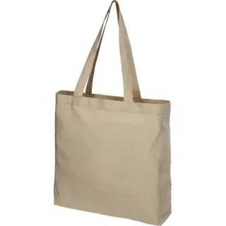 Poszerzana torba na zakupy z bawełny z recyclingu o gramaturze 210 g/m2 - 12053790