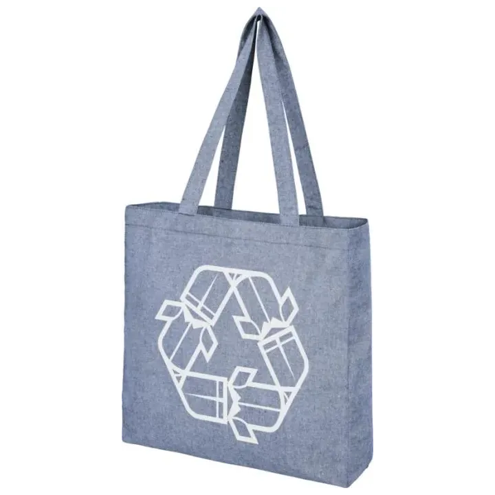 Poszerzana torba na zakupy z bawełny z recyclingu o gramaturze 210 g/m2 - 12053790