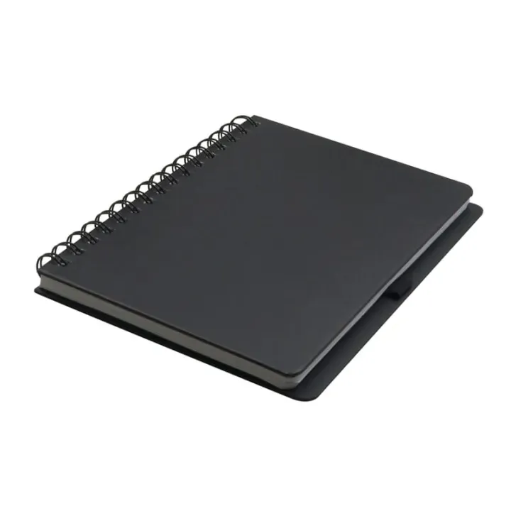 Notatnik na spirali wykonany z papieru z recyklingu format A5 - LT92524 (N0002)