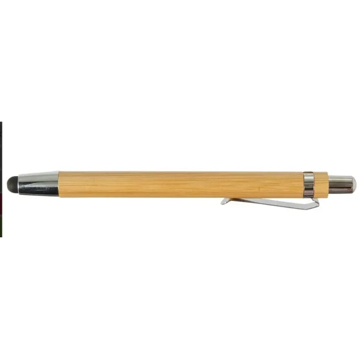 Bambusowy długopis, touch pen - V1761