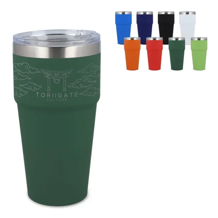 T-ceramiczny kubek do samochodu o miękkim dotyku 500ml - LT98729 (gadzety reklamowe)