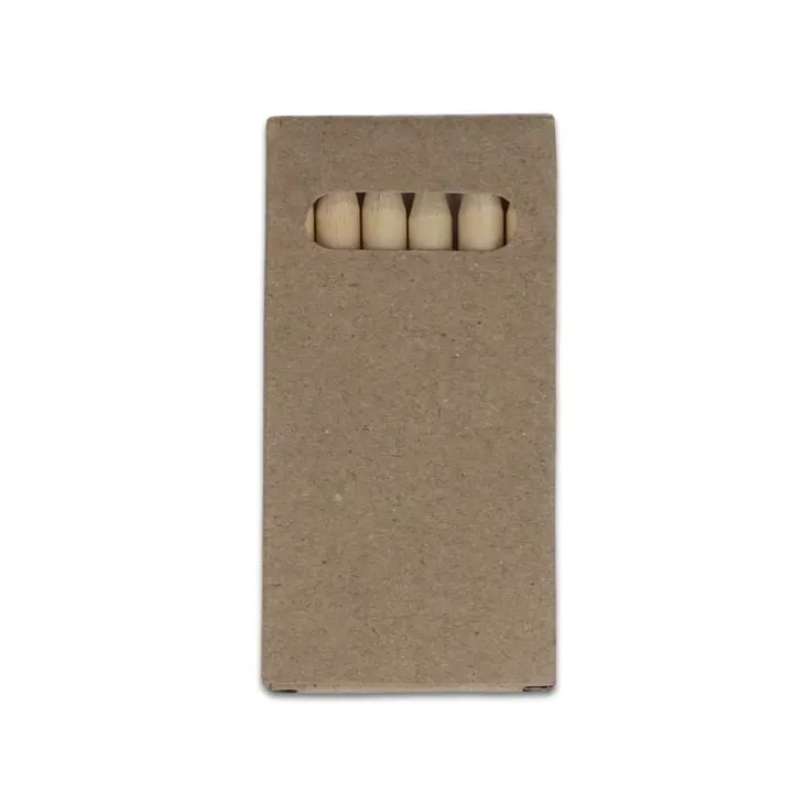 6 kredek do kolorowania w pudełku typu kraft - LT91581 (N0094)