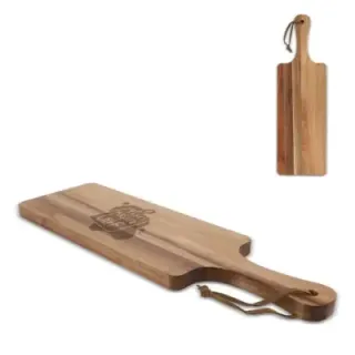 Akacjowa deska do serwowania 38 x 11,7 x 1,5 cm - LT94492 (gadzety reklamowe)