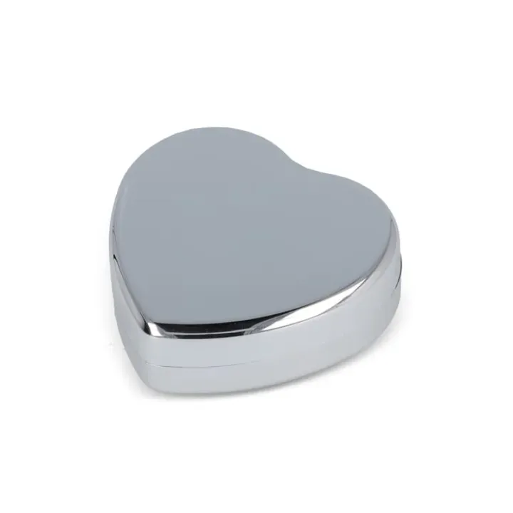 Płaska metaliczna pomadka do ust w kształcie serca - LT90486 (N0005)