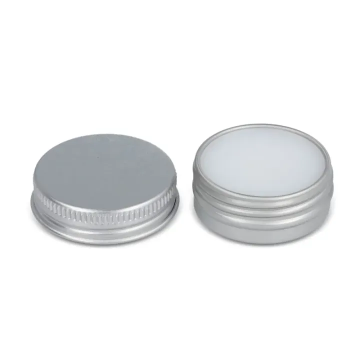 Okrągła puszka aluminiowa z recyklingu Lipbalm - LT90488 (N0005)