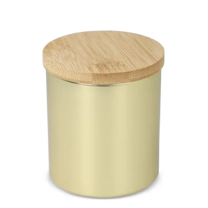 Świeca zapachowa Bhakti na bazie roślin w aluminiowym słoiku z recyklingu - LT90745 (N0006)