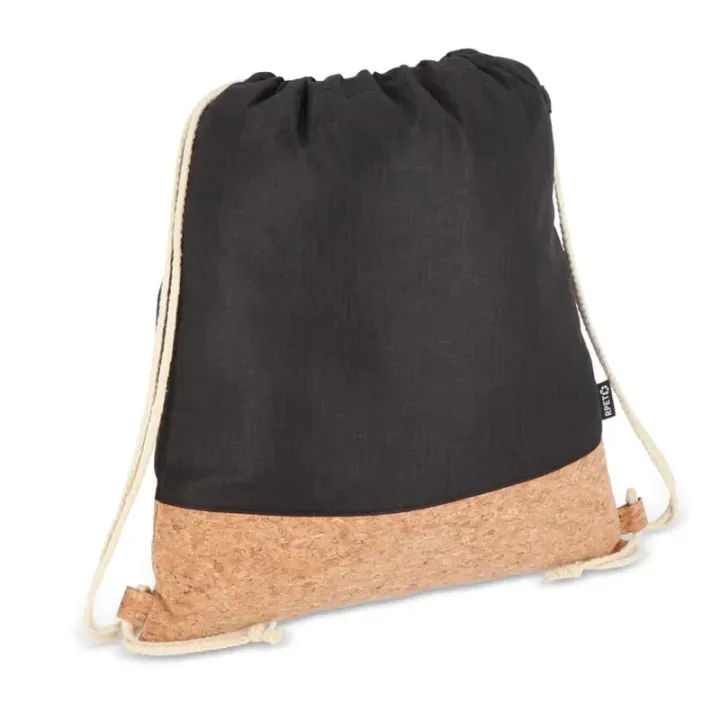 Worek ze sznurkiem R-PET i korek 35 x 40 cm - LT91392 (N0002)
