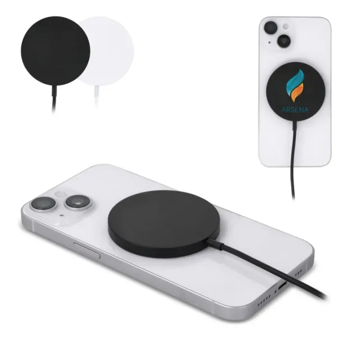Bezprzewodowa magnetyczna podkładka ładująca 15W - LT95558 (gadzety reklamowe)